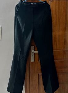 Zara Black Wide Leg Trousers