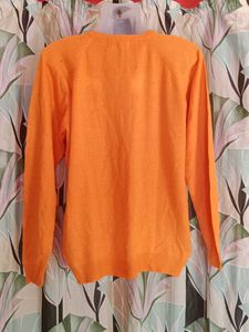 Orange Cardigan