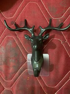 Deer Head Self Adhesive Wall Door Hook Hanger