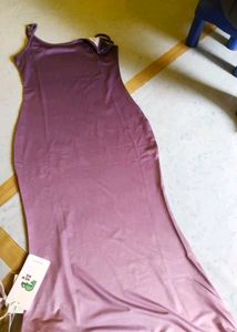 NEWME Purple ombre maxi dress