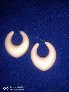 Purple Hoops Stud Shiny