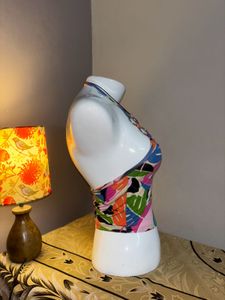 ⋆˙⟡ y2k tropical halter top⋆˙⟡