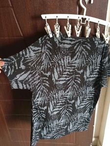 Leaf Print Casual T-Shirt