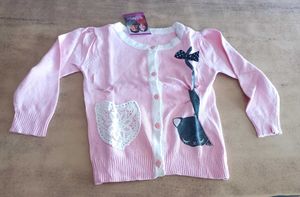 Cute Pink Girls' Cardigan
