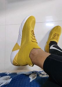 Mark Nason LA - Skechers Yellow Knit Sneakers