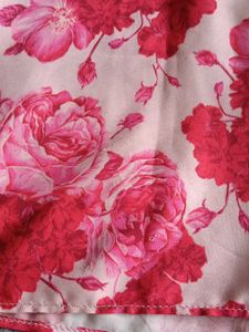 Floral Ruffle Sleeve Top