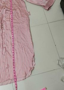 Zara Striped Shirt Dress For Party