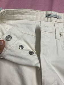 Zara Man Original Shorts White