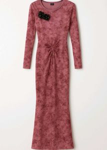 Mauve Velvet Dress