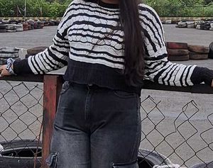 Striped Black and White Sweater