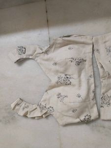 Floral Print Pants and croptop