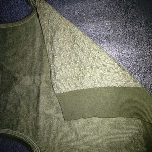 Green Patterned Top