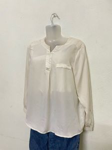 H&amp;M Vintage Romantic Pocket Shirt