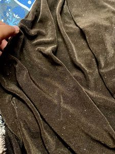 Brown Sparkly Maxi Dress