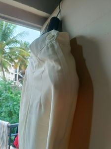 Cream Suit Trouser