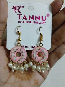 Cute Donut Drop Earrings