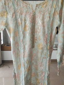 Floral Print Kurta