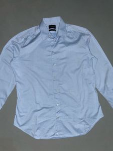 Solid Blue Emporio Armani Shirt