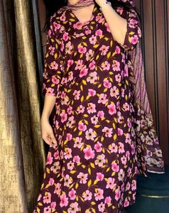 Floral Pure Cotton Suit Set