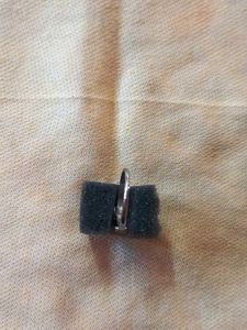 Silver Tone Flower Ring