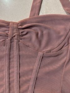 Corset Mesh Top