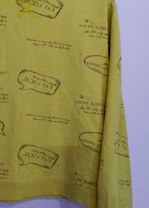 Yellow Printed T-Shirt