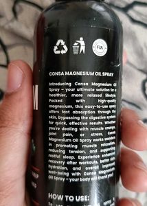 Magnesium Oil Spray For Muscle Relaxation