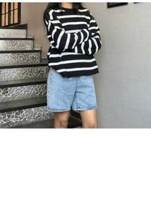 🌸denim Wide Leg Shorts