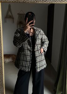 KEITH LONDON OPEN TWEED JACKET BLAZER