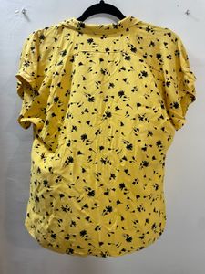 Floral Yellow Shirt