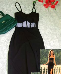 🥀bodycon Black Dress. Free Mug