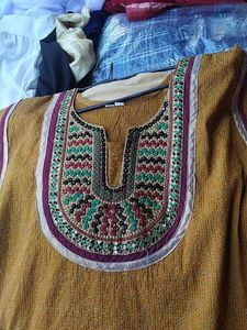 Embroidered Tunic Dress