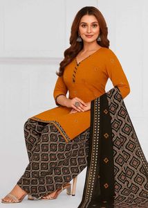Printed Unstitched Salwar Suit