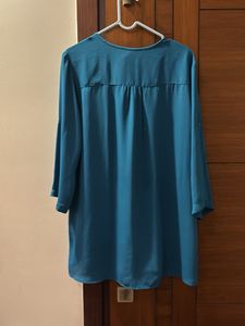 Elegant Teal Blouse