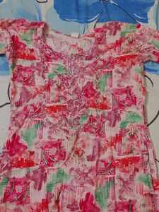 Floral Embellished Kurta