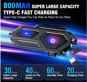 EDYELL Motorcycle Bluetooth Headset