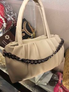 Off white Sling Handbag