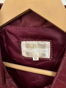 Burgundy Leather Jacket