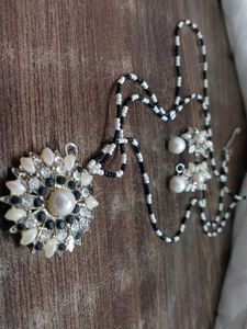 Vintage Pearl & Crystal Jewelry Set