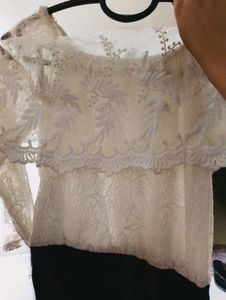 Lace Detail Party Dress