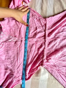 Pink Round Kurti