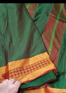 Ethinic Elegant Green Saree