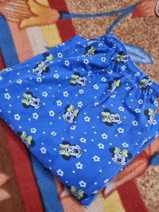 Blue Printed Pajama Pants