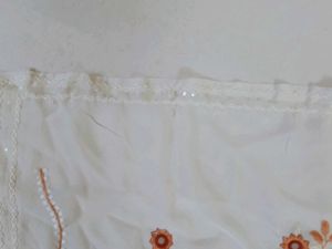 Trendy Beautiful Embroidery Work Saree