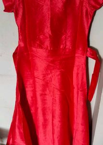 Red Girls Ethnic Gown