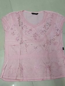 Short Hand Worked Kurti