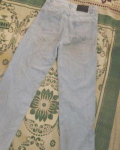 Light Wash Wide Leg Jeans