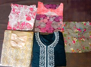 5 Short Kurti Combo For Girls 💥today Offer