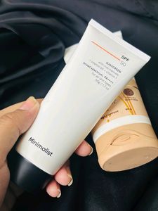 Minimalist Sunscreen With Mamaearth Moisturizer