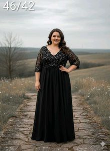 Elegant Black Evening Gown